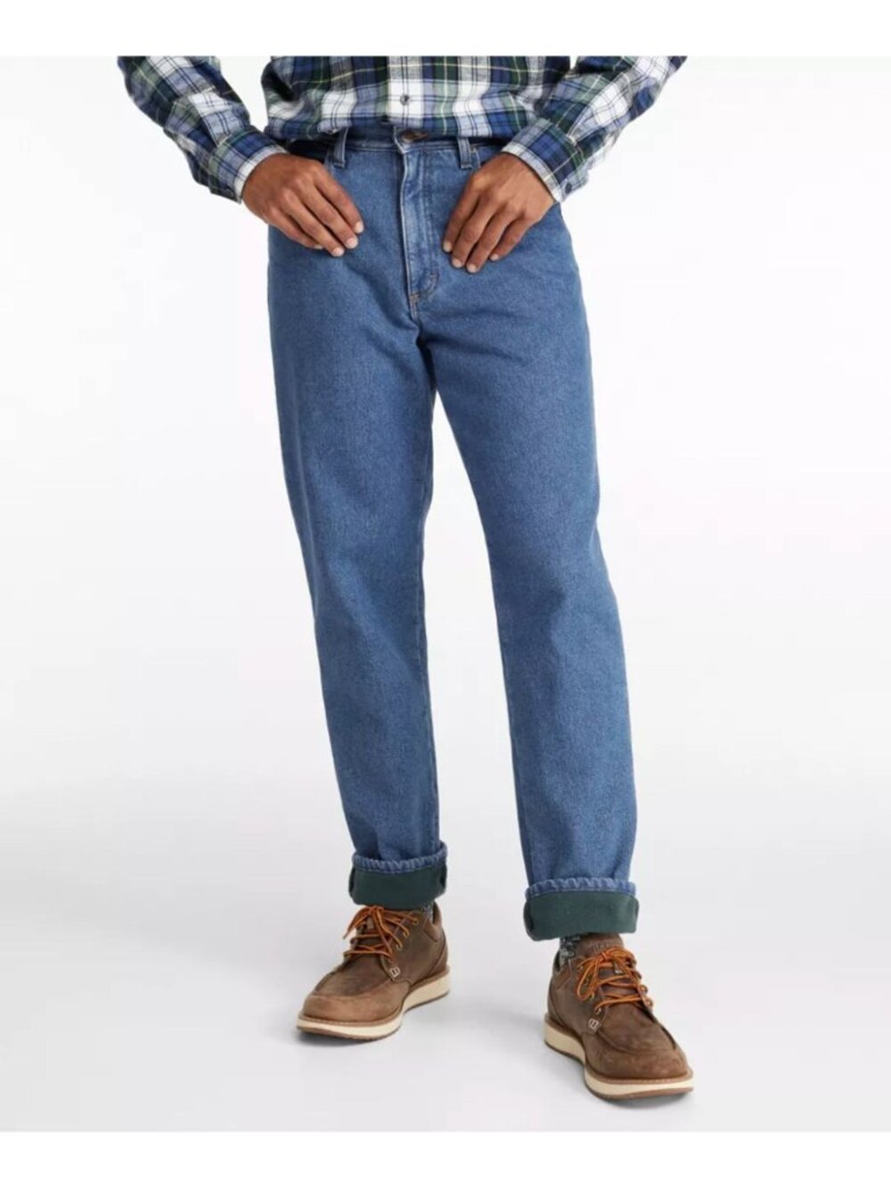 L.L.Bean Men's Double L Jeans Classic Fit Fleece-Lined Size 36 (Inseam 31") Warm